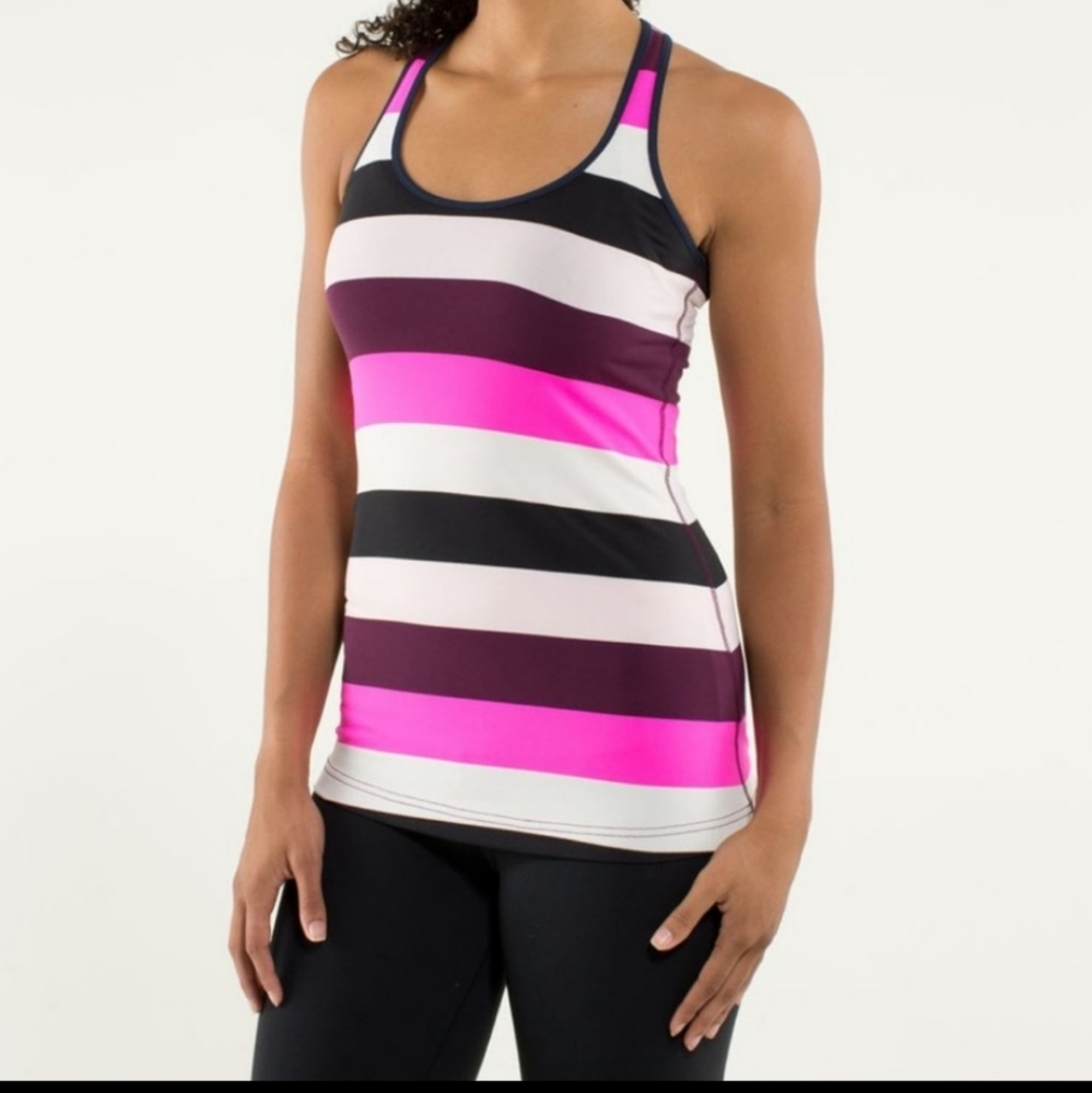 Lululemon Cool Racerback

Pow Stripe Raspberry Glo - Picture 2 of 7